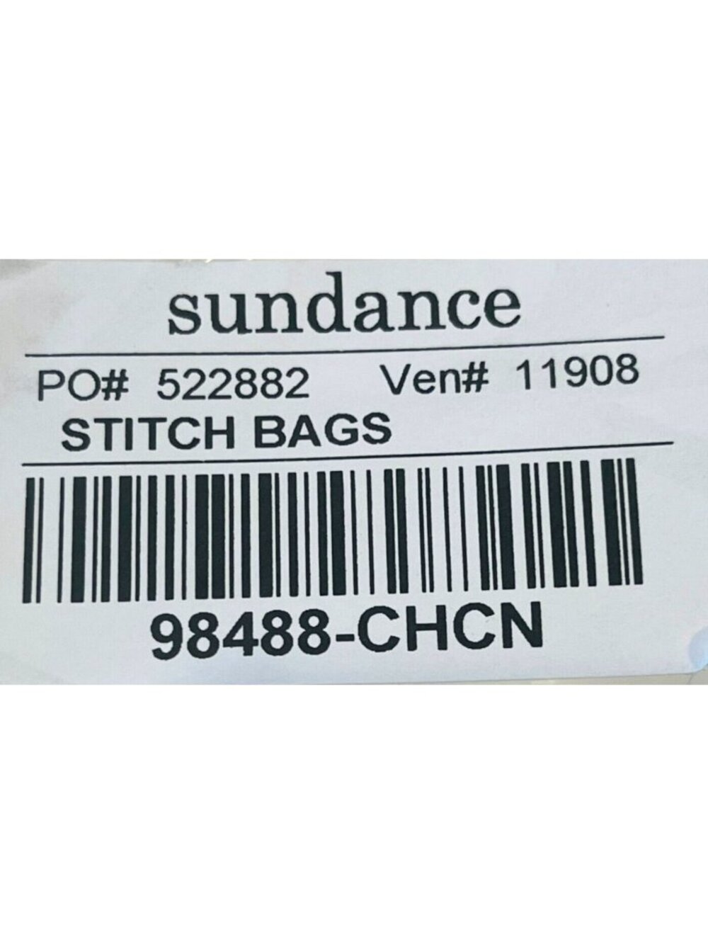 Sundance Brown Stitch Bag / Carry Purse - NEW with Tags - 13" W x 11" H x 5" W - Picture 10 of 10
